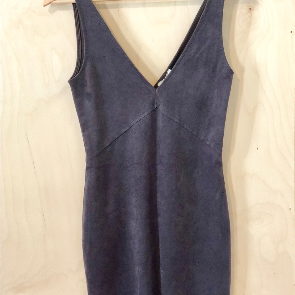 Aritzia Wilfred Free Jones vegan suede dress